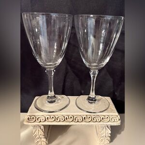 2 Lenox “Romance” glasses. 9oz